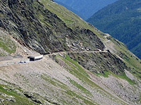 Gavia - Südrampe Tunnel von weitem