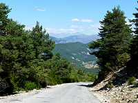 Buis - Nordrampe oben Straße Aussicht