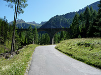 Albula - Westrampe Mitte Brücke